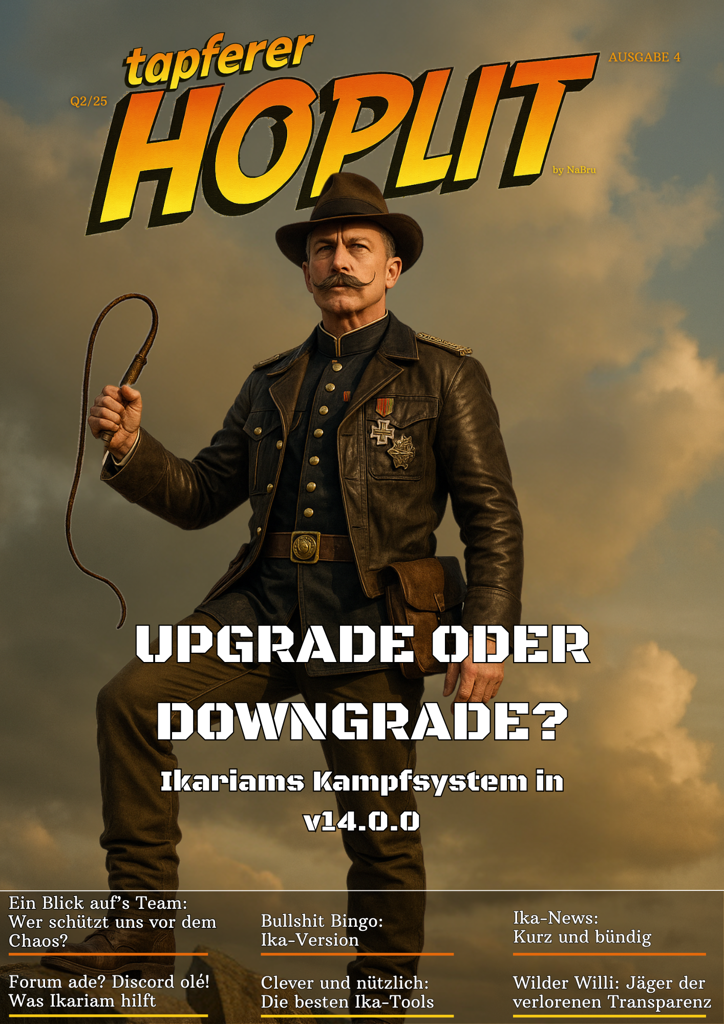 Cover HOPLIT Ausgabe 4: Upgrade oder Downgrade? Ikariams Kampfsystem in v14.0.0