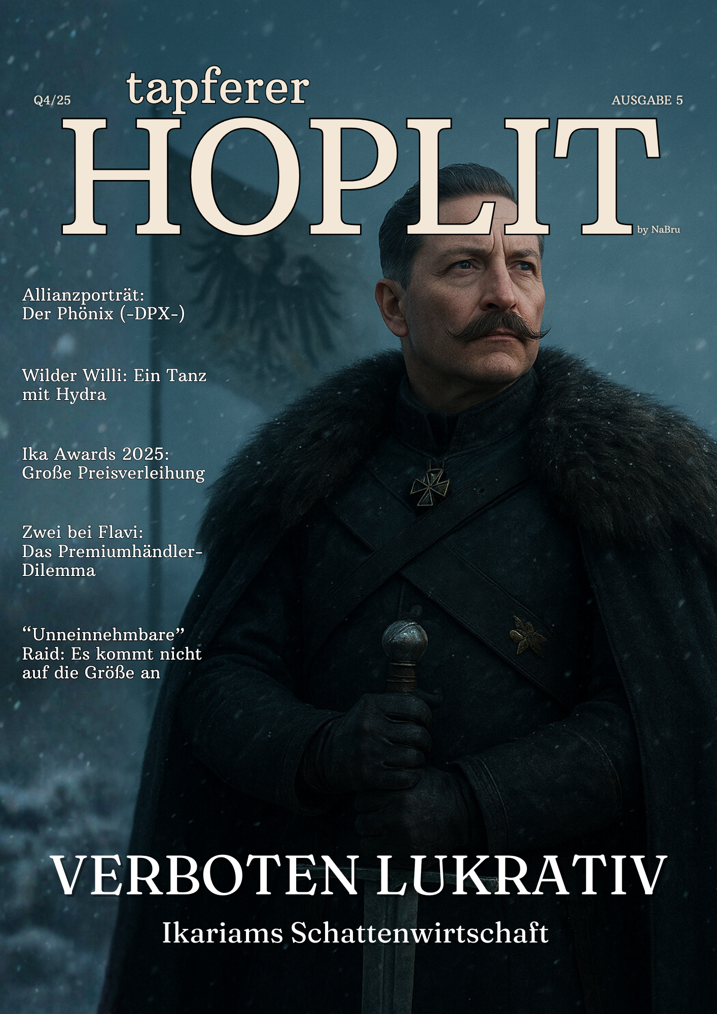 Cover HOPLIT Ausgabe 5: Verboten lukrativ: Ikariams Schattenwirtschaft